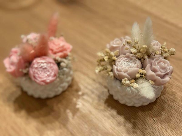 Mini waxmelts rozenboeket