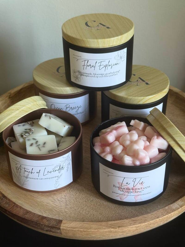 Luxe Waxmelts in herbruikbaar blik