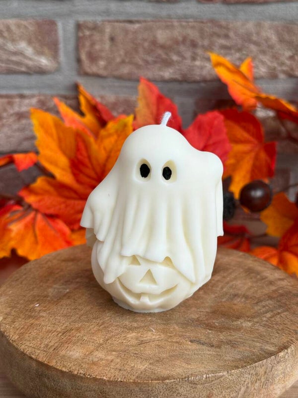 Spook op pompoen