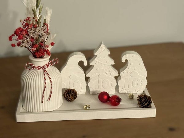 Decoratieset Kerst "HO-HO-HO"