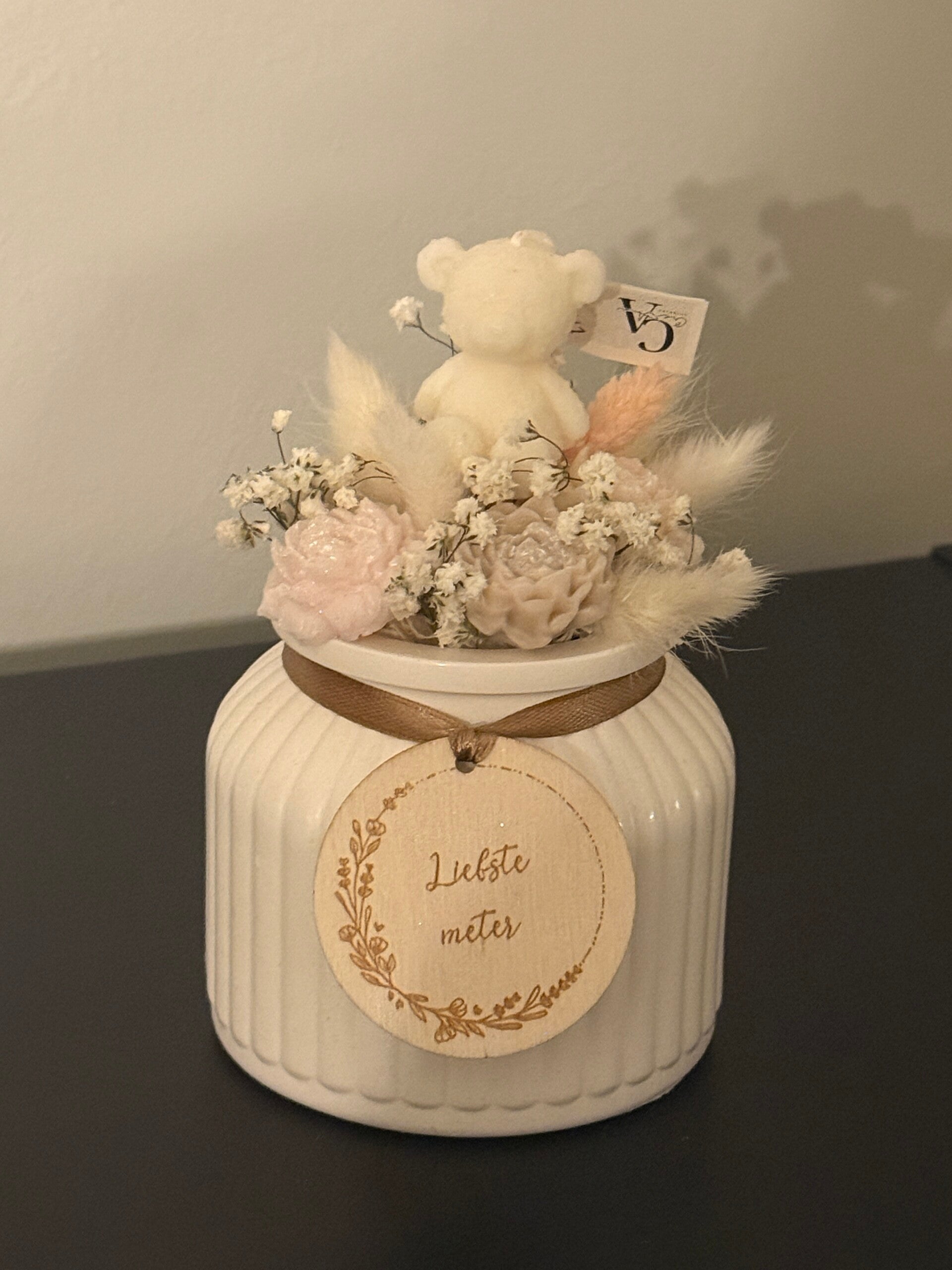 Geschenkpotje met beertje