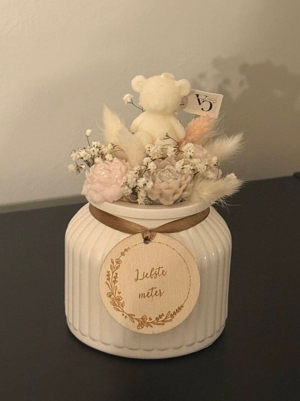 Geschenkpotje met beertje