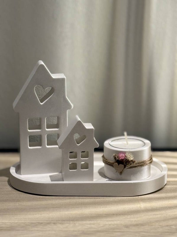 Decoratief huisjes set