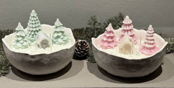 Snowy Pines - geurkaars