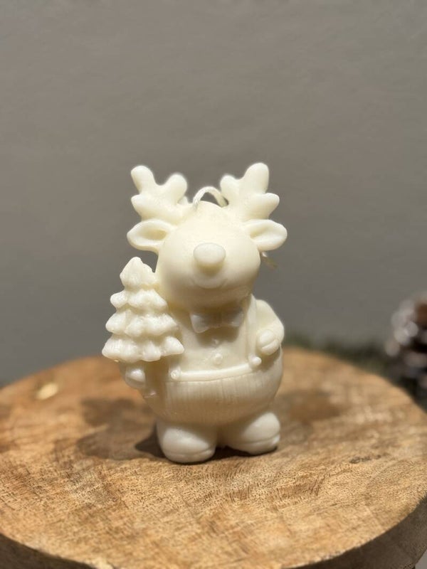 Rendier met kerstboompje