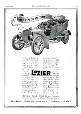 Anuncio de Lozier (1905)