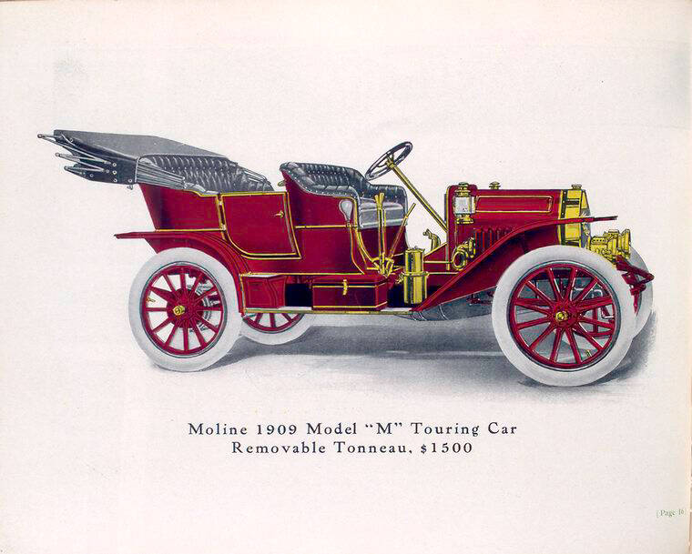 Moline Modelo M Touring de 1909