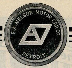 El emblema de 1920 de E.A. Nelson Motor Car Company