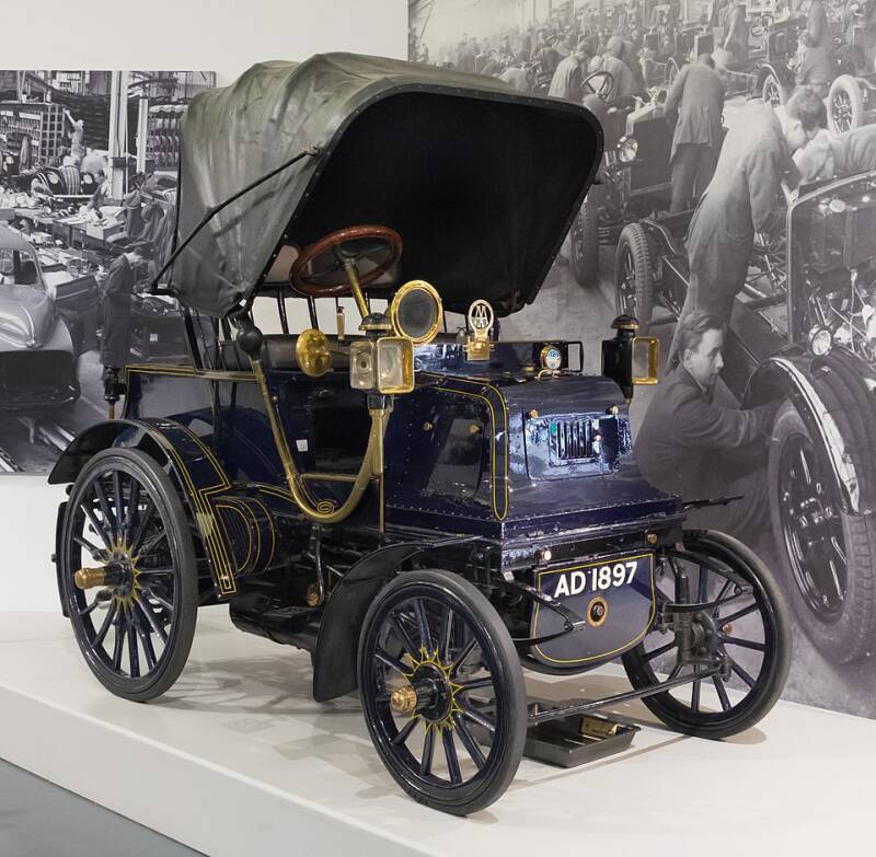 Daimler Grafton Phaeton de 1897 construido en Coventry