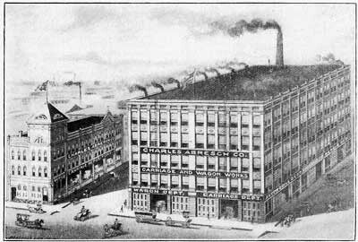 La fábrica después de su reconstrucción en 1903.