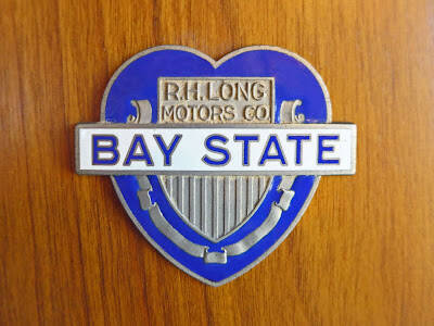 Eemblema de radiador de Bay State (fechas inciertas, c. 1923-1924)