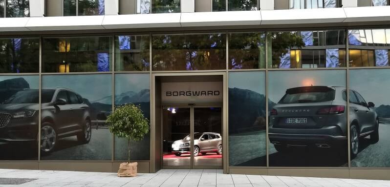 La primera tienda insignia de Borgward en Europa abrió sus puertas en junio de 2018 en Stuttgart.