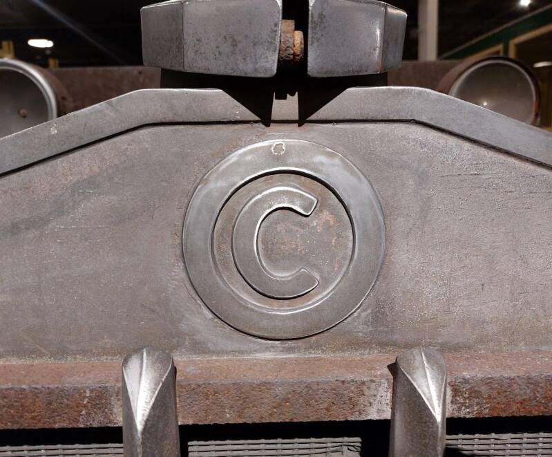 Emblema del radiador Clinton 1923. bmhv