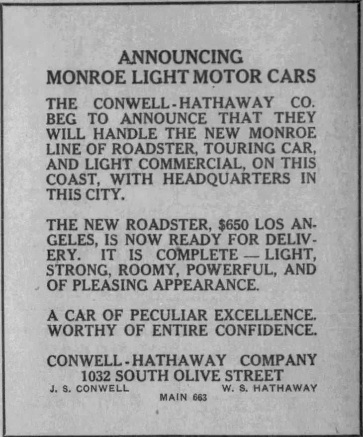 Los Angeles Express, 19 August 1916.