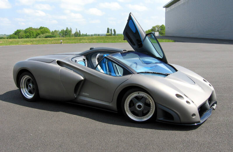 Prototipo del Lamborghini Pregunta creado por Heuliez-Torino en 1998 en colaboración con Lamborghini, al estilo de Marc Deschamps