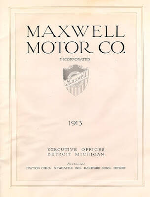 Folleto de Maxwell que muestra el emblema de la RAD (1913)