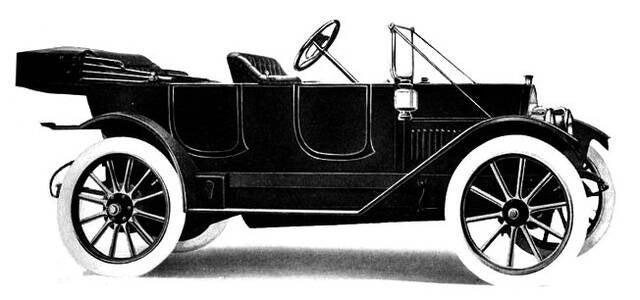 Modelo R de 1912. Touring