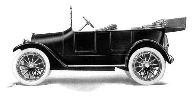 Modelo 9T de 1915. Touring