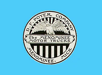 Logotipo del camión de la compañía DF Poyer Menominee (c. 1913) ms