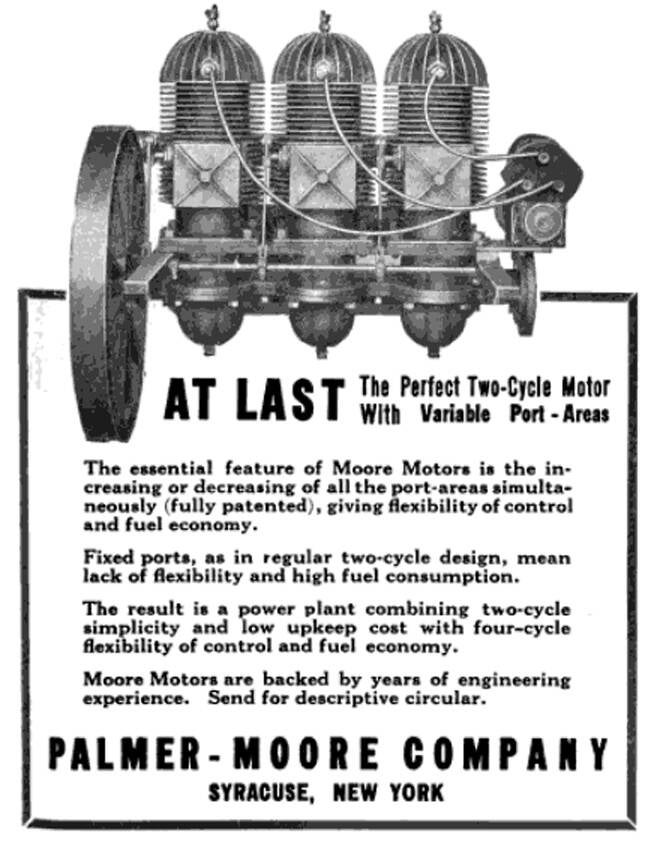 Palmer-Moore, "Moore Motors" - Power Wagons, junio de 1912