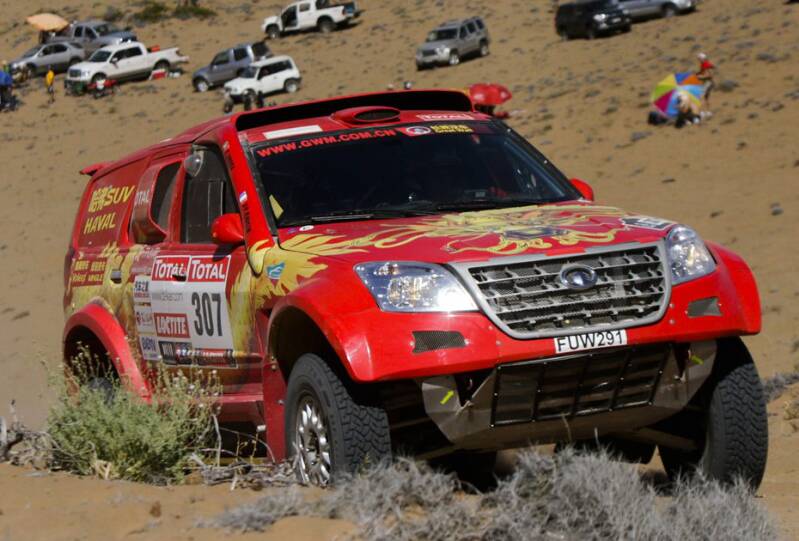 El equipo Great Wall número 307 en el Rally Dakar 2012