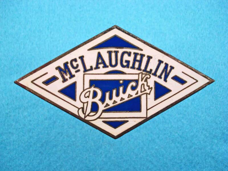 Este es un emblema de radiador McLaughlin-Buick (1923-1925) 