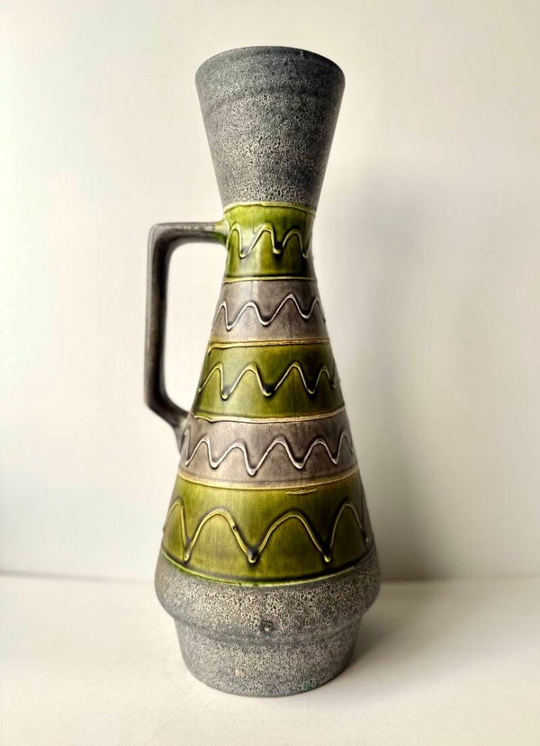 West Germany - Grote Oorvaas - Olijfgroen/Grijs