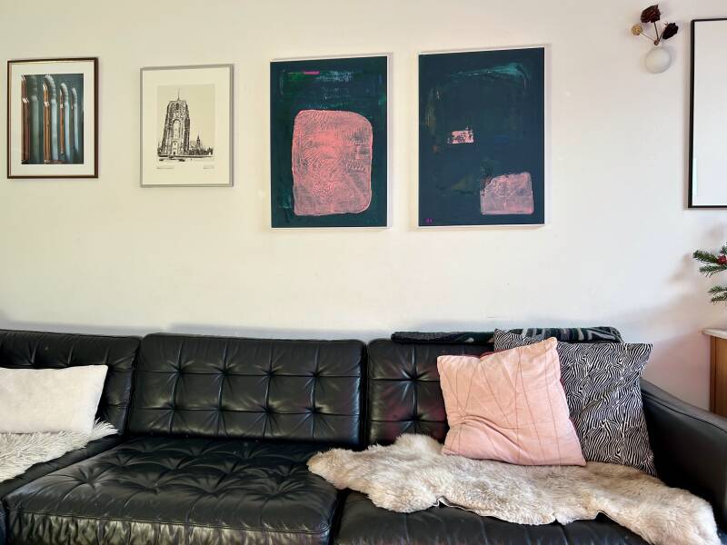 Midnight Blue 50*70 per stuk; gaat als tweeluik