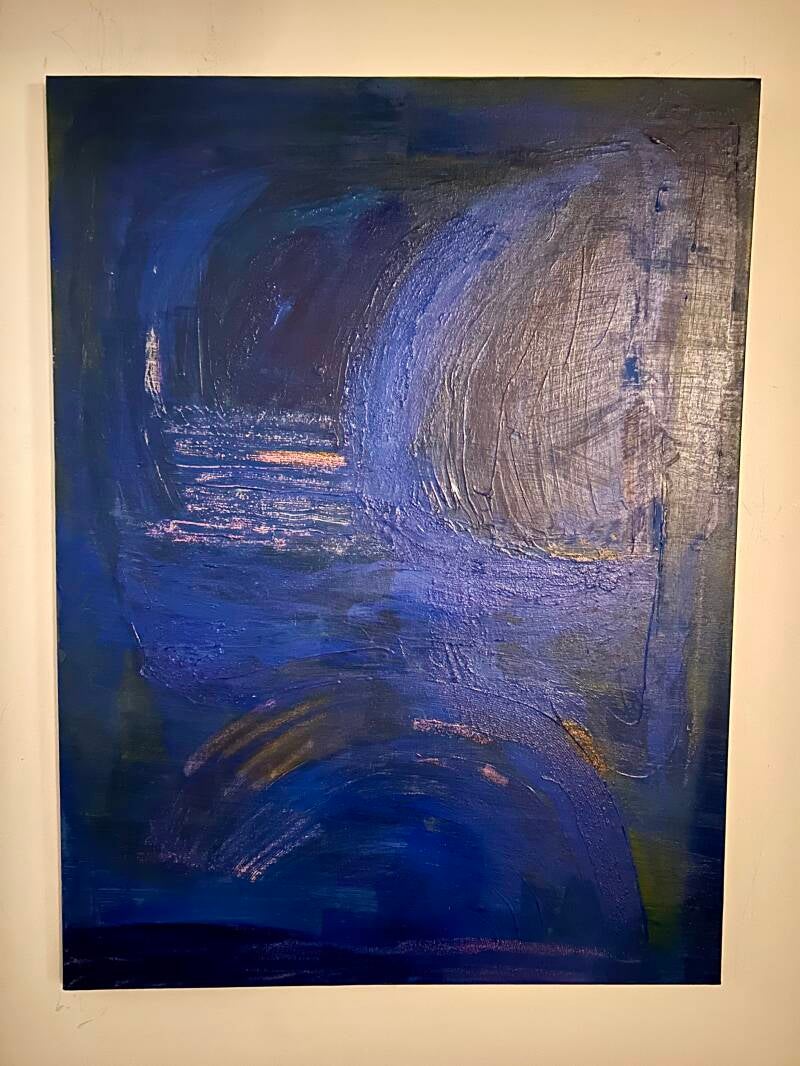 Blue Boat 60*80 SOLD