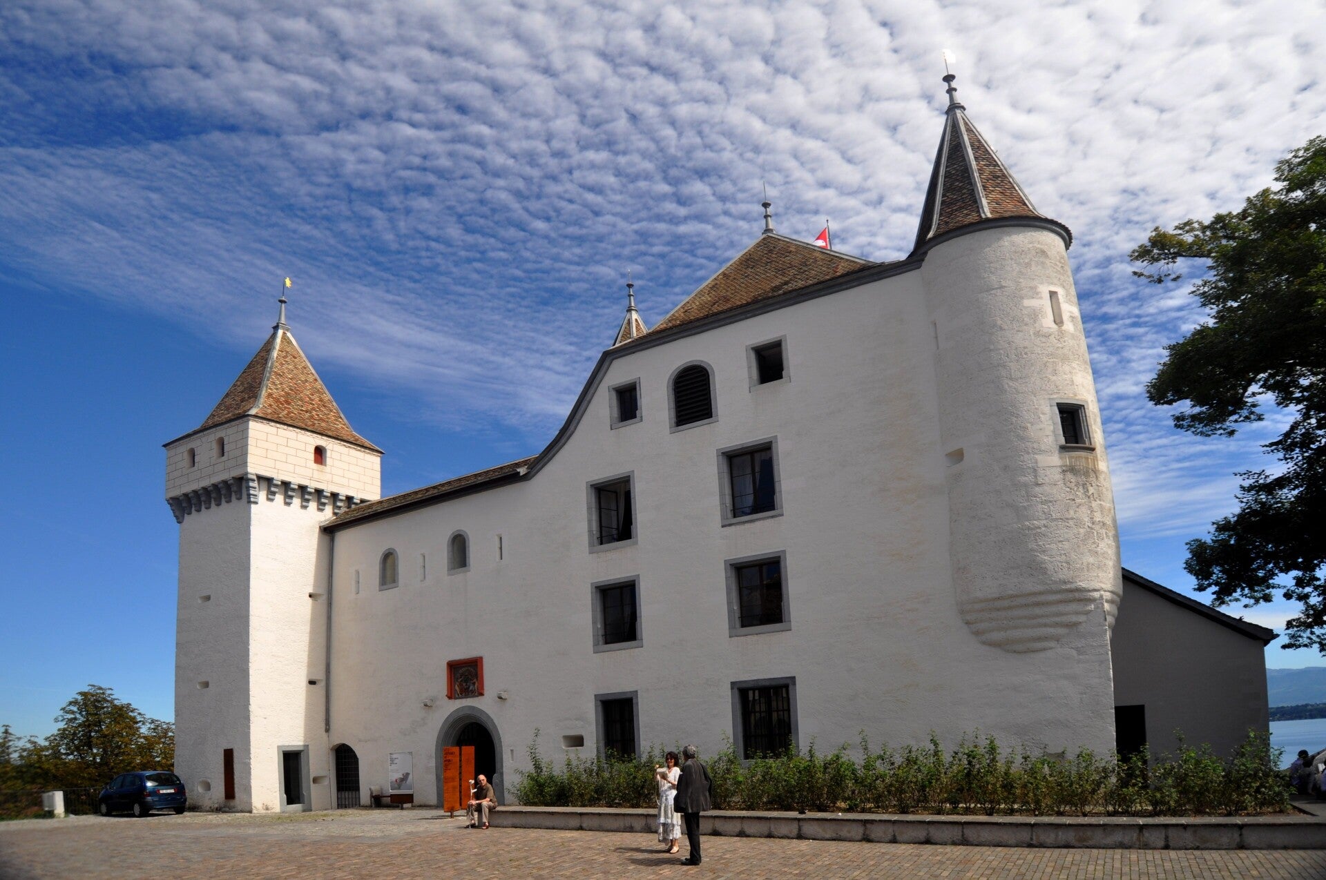 Château de Nyon et rives du lac Léman