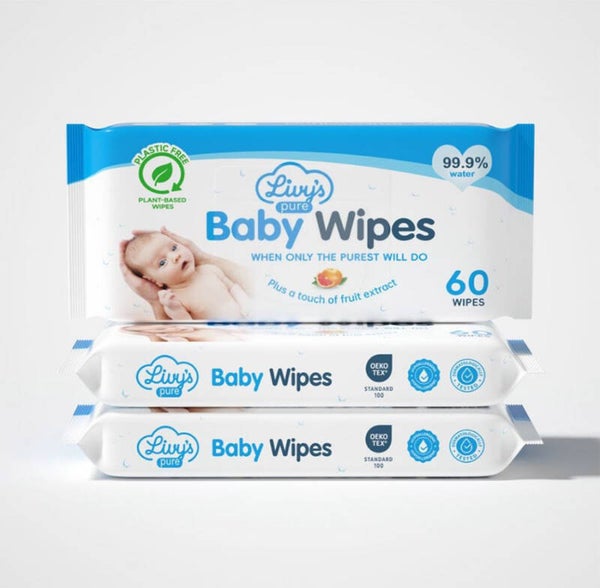 Livy's pure Baby wipes 24pk