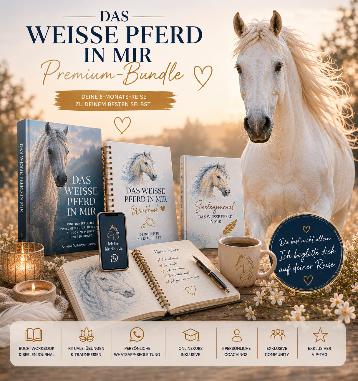 Premium-Bundle: Deine Reise mit dem weissen Pferd