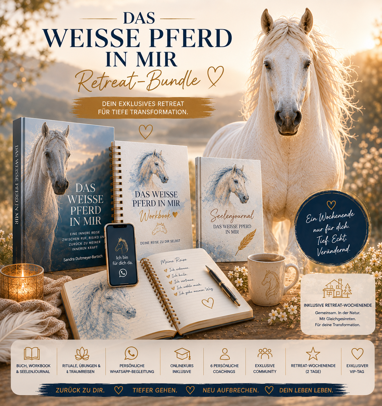 Das weisse Pferd in mir – Retreat-Bundle