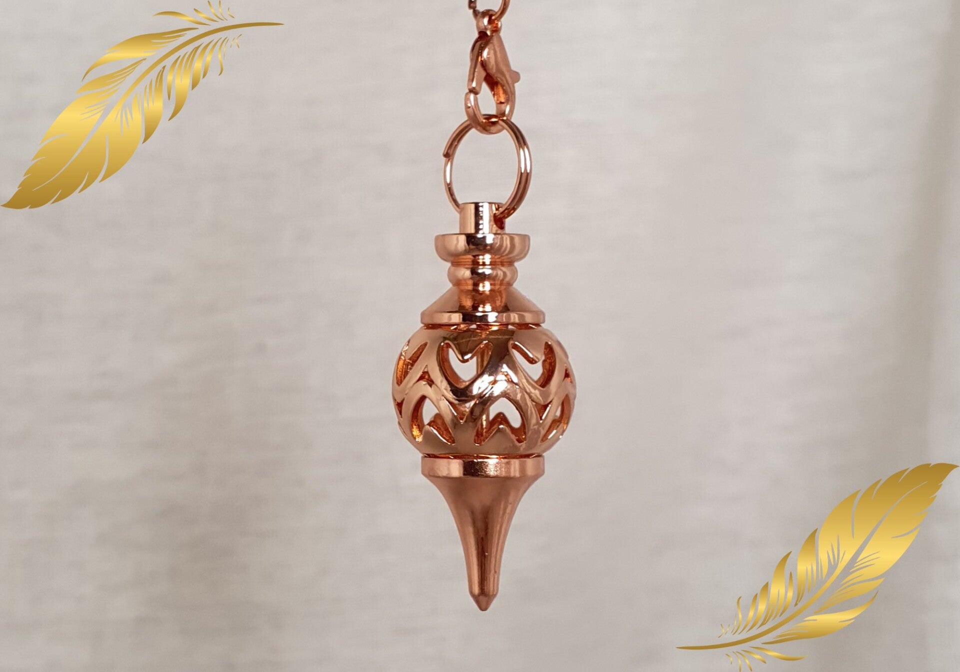 Pendule en cuivre et laiton argenté - Équilibre & Résonance