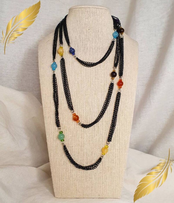 Sautoir 7 Chakras - Harmonie & Alignement Énergétique