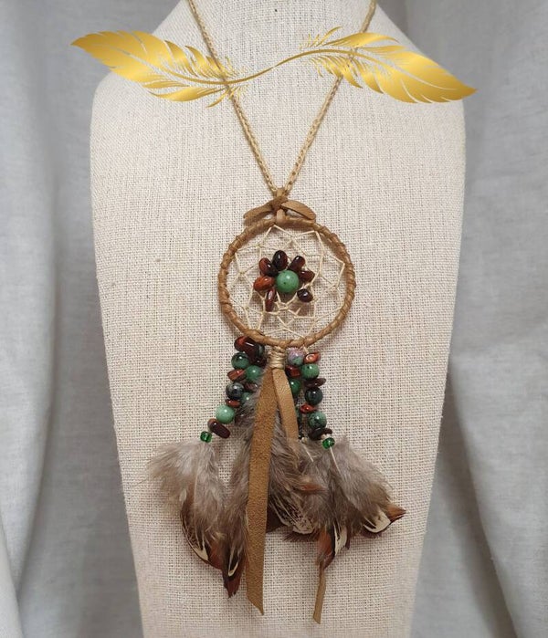 Sautoir Capteur de Rêves - Protection & Ancrage