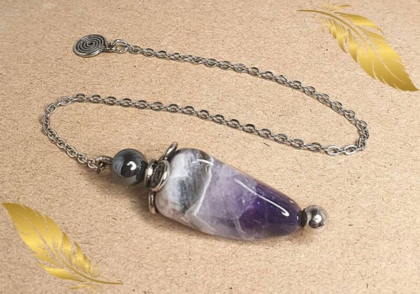 Pendule Améthyste & Hématite