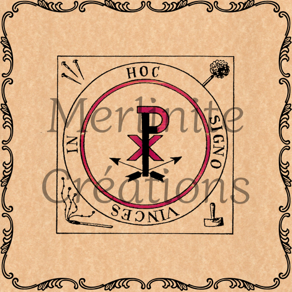 LE MONOGRAMME  DU CHRIST : Foi - Lumière - Protection - Connexion au Christ - Paix intérieure