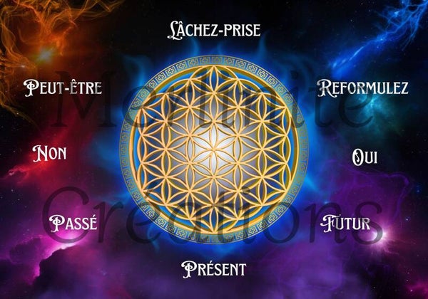 Planche à Penduler - Fleur de Vie