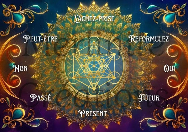 Planche à Penduler - Cube de Métatron