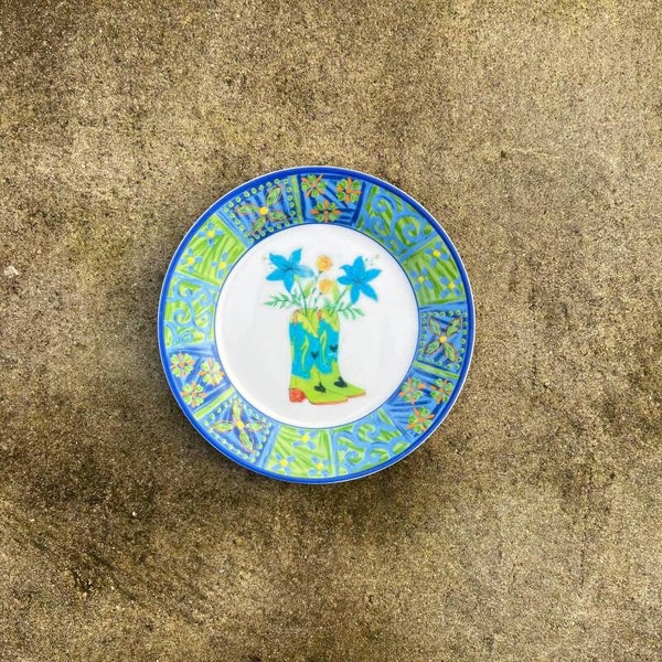 Wandbord Cowboyboots Groen