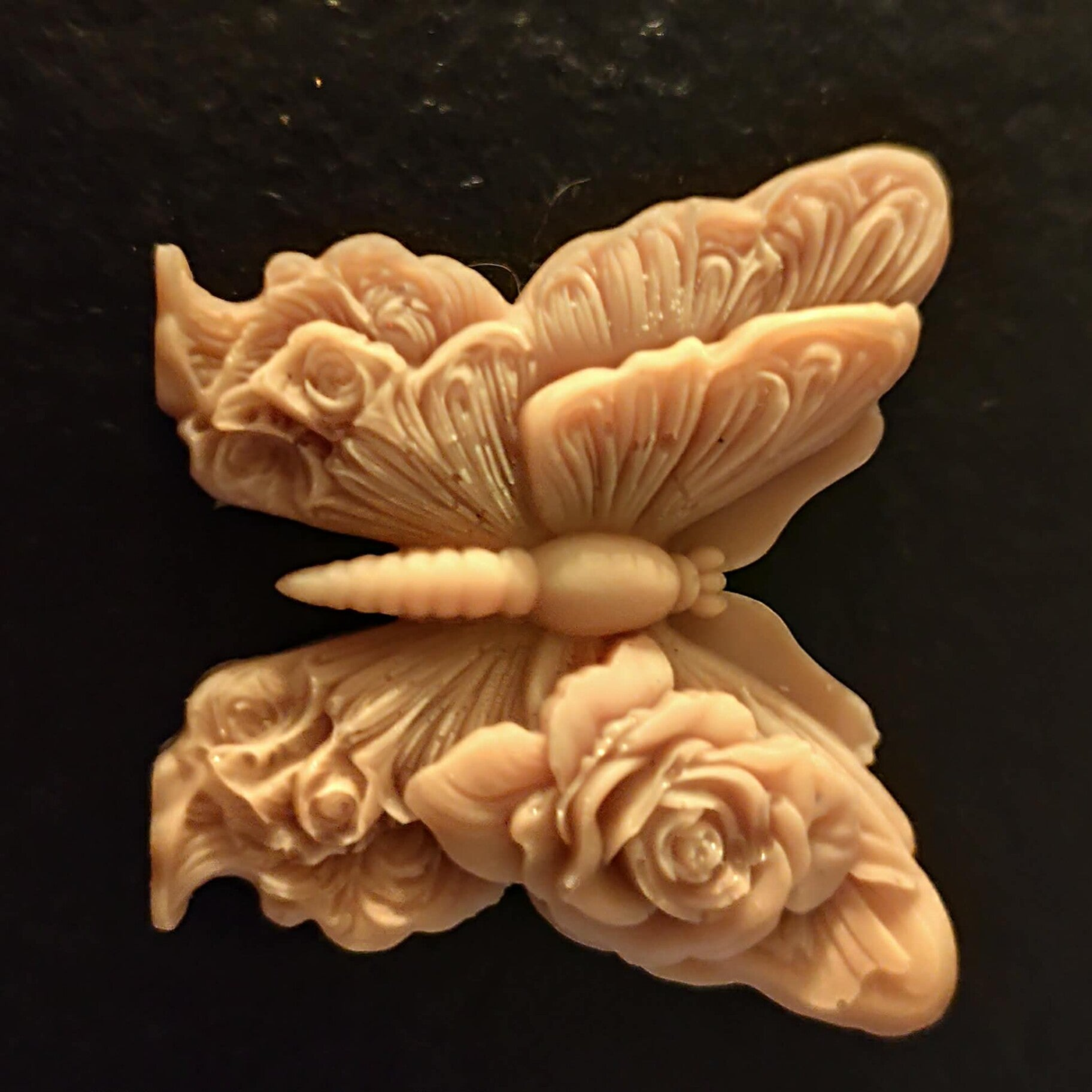 vlinder met bloemenvleugels