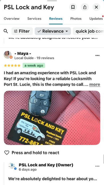 mobile locksmith service in port st lucie florida for car keys lockouts and lock repair