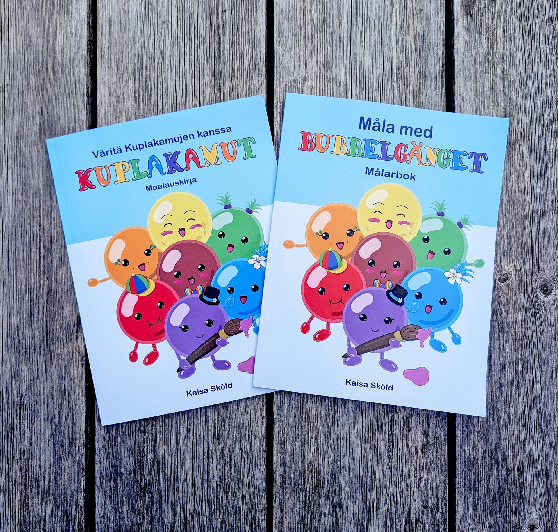 Målarbok - Bubbelgänget