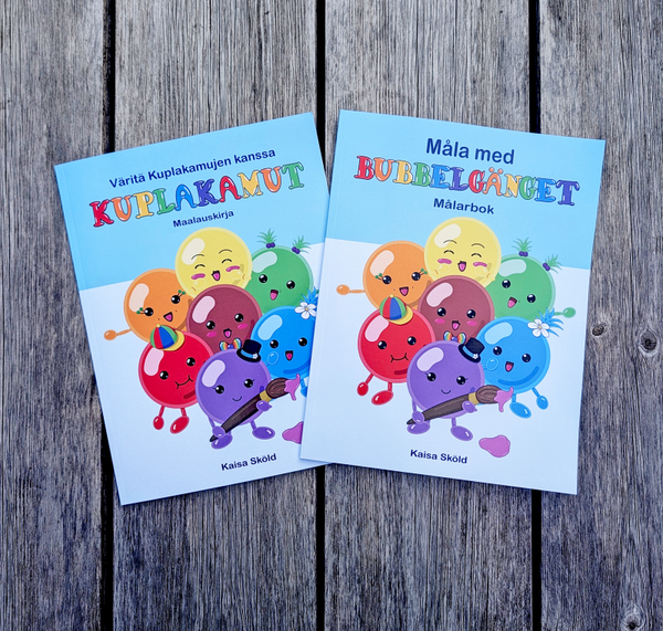 Målarbok - Bubbelgänget