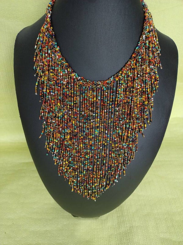 COLLIER MASSAÏ PERLE