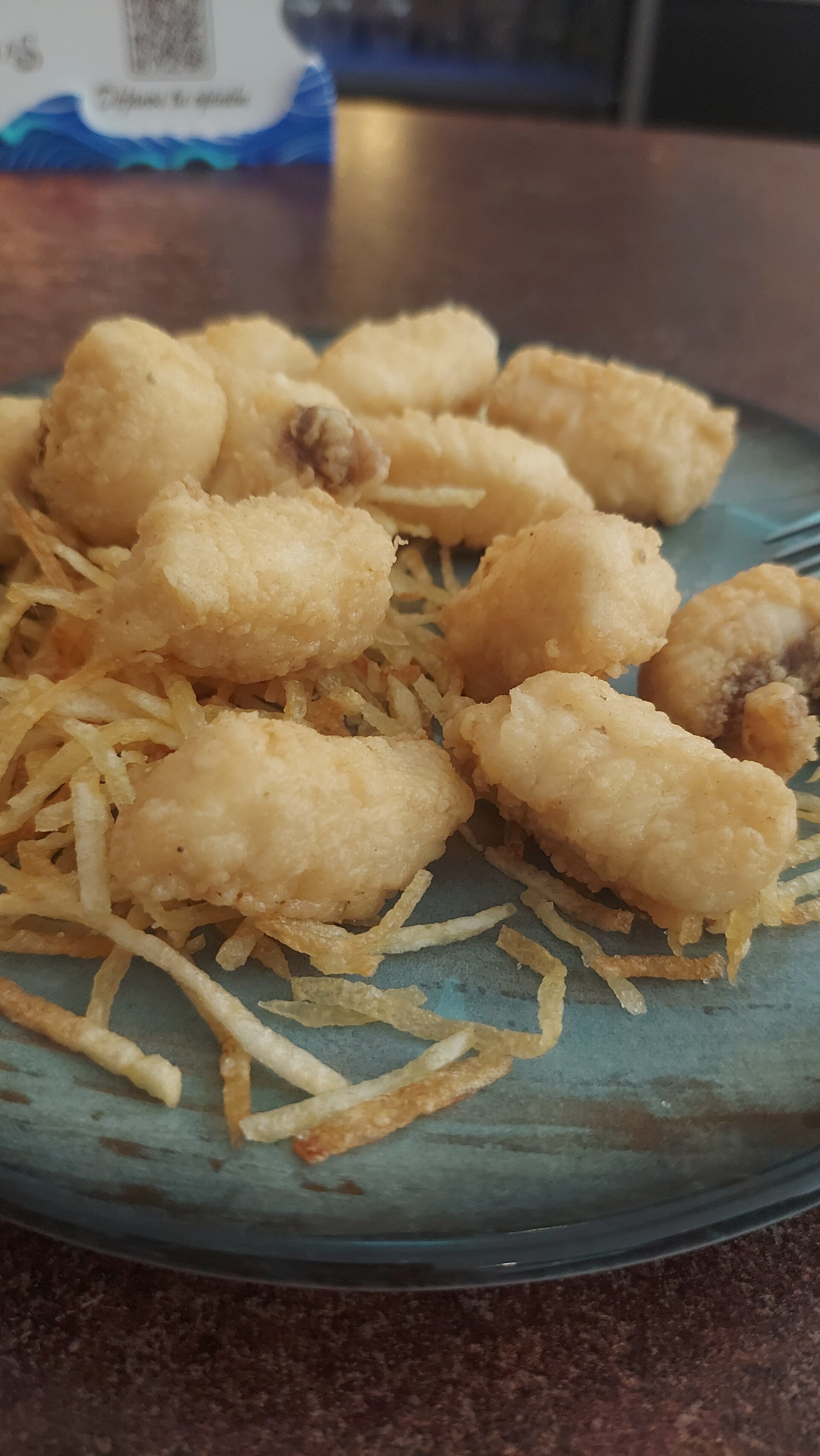 Ensalada Campera de parrochas escabechadas en Entre Aguas