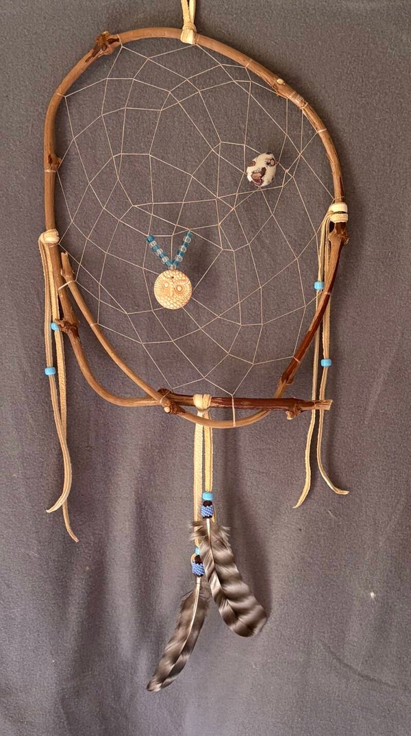 Owl Bone Pendant Dreamcatcher