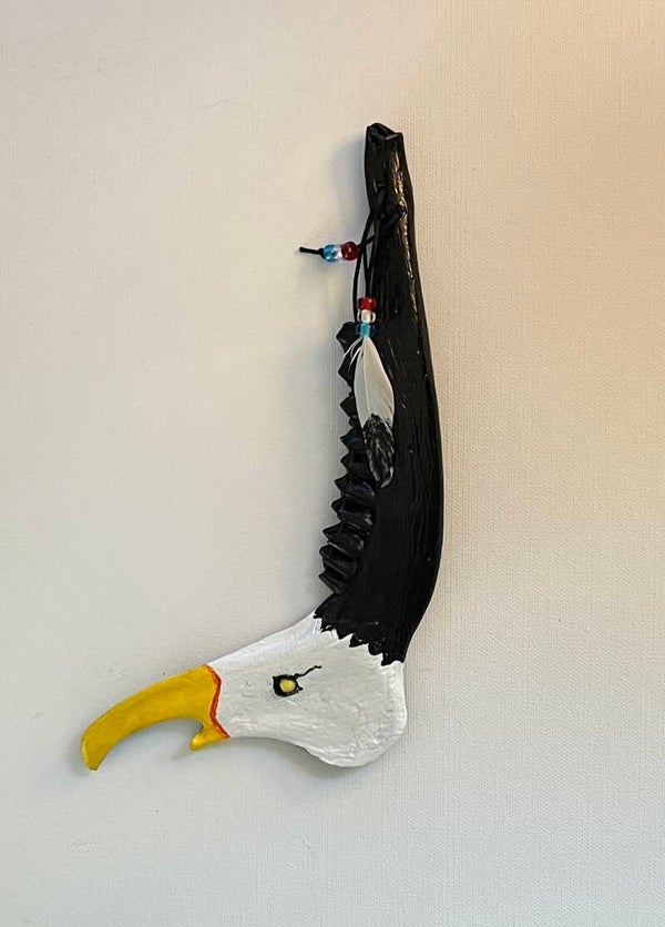 Eagle Deer Jawbone Carving