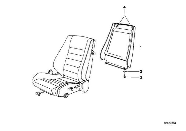 Sportseat backboard Hanging bracket Nr. 4